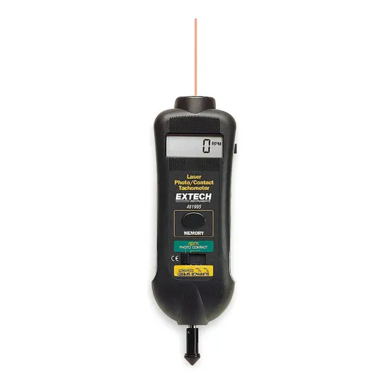 Tacometro Digital Óptico Laser / Contacto Extech 461995 
