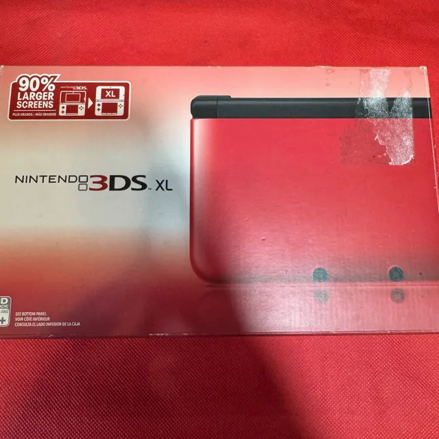 Consola Nintendo 3ds Xl Rojo En Caja