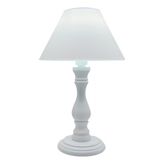 Abajur Luminária De Mesa Em Madeira Branco Para Cabeceira Abajur Luminária De Mesa Em Madeira Branco Para Cabeceira
