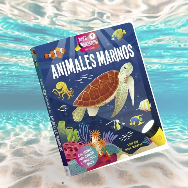 Busca Y Encuentra Linterna Magica - Animales Marinos