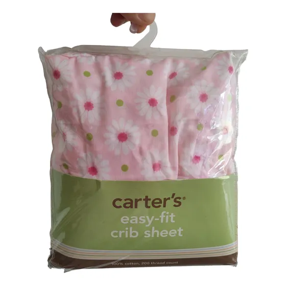 Sabana Bajera Niña Cuna Marca Carter's 71,1 Cm* 132,1 Cm