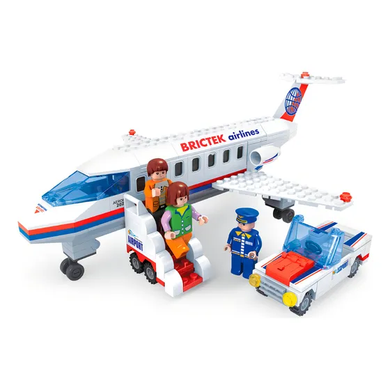 Brictek: Airport - Private Jet Cantidad De Piezas 252