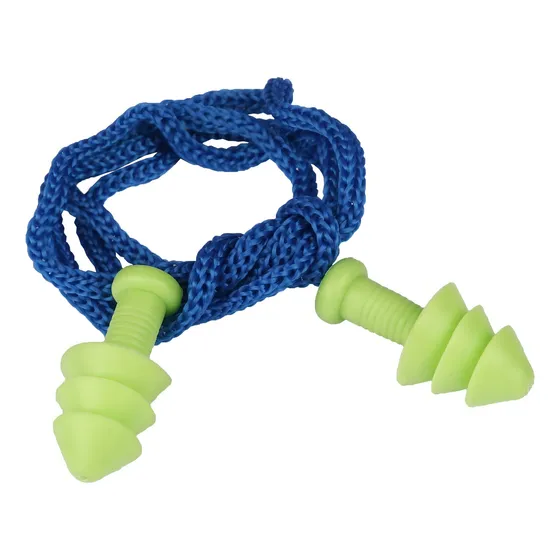 Protector Auditivo Libus Quantum Reutilizable 26dB verde con cordón