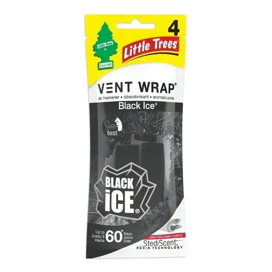 Little Trees Aromatizante De Rejilla Black Ice De 4 Piezas | Cuotas sin interés