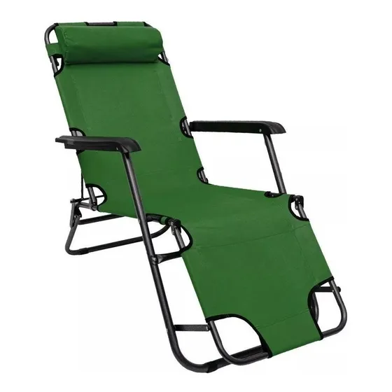 Reposera Plegable Playa, Jardin, Camping Reclinable 178 Caz