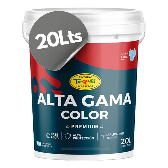 Pintura Premium Latex Alta Gama Color Intenso 20 Lt