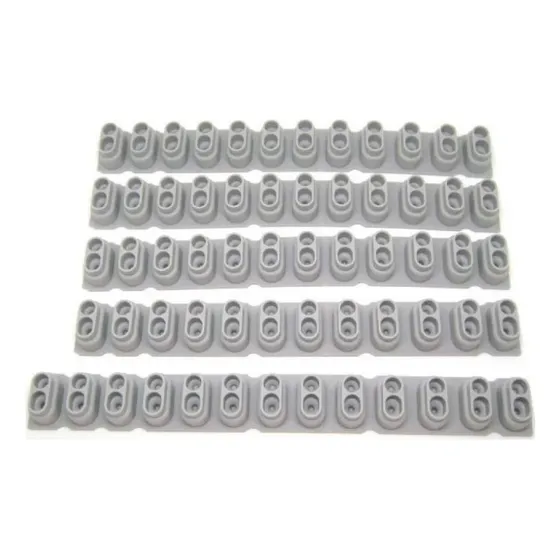 Kit 5 Borrachas Technics Modelos Sx Kn770 Kn800 Kn901 Kn920