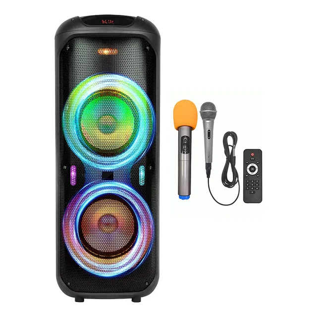 Bocinas Bluetooth Portátil Inalámbrico Grandes Led Micrófono