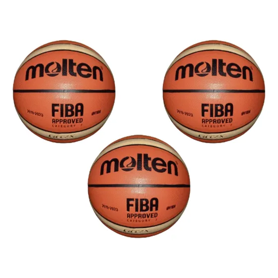 Pelota De Basquet Molten Gg7x X 3 Unidades