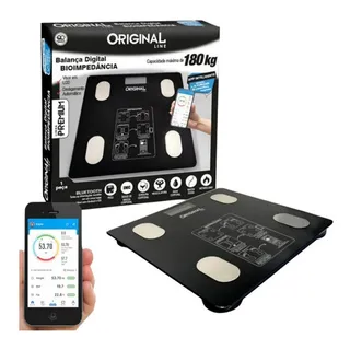 Balança Corporal Bioimpedùncia Digital Banheiro Profissional Cor Preto Voltagem Pilha Balança Corporal Bioimpedùncia Digital Banheiro Profissional Cor Preto Voltagem Pilha