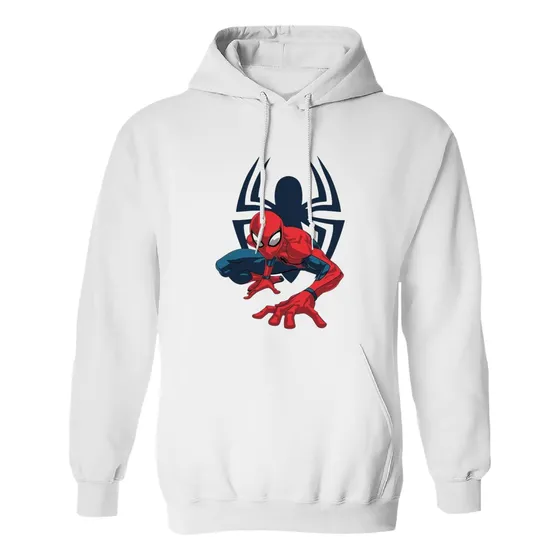 Sudadera Con Gorro Spiderman 