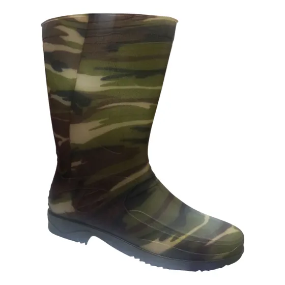 Botas Plásticas Estampadas Para Dama