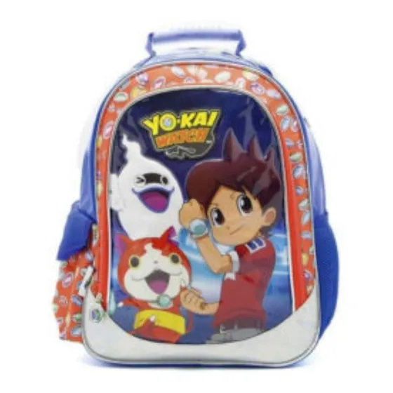 Mochila Espalda Yo Kai Watch 16 P Cresko Sharif Express 024 Color Azul/Rojo