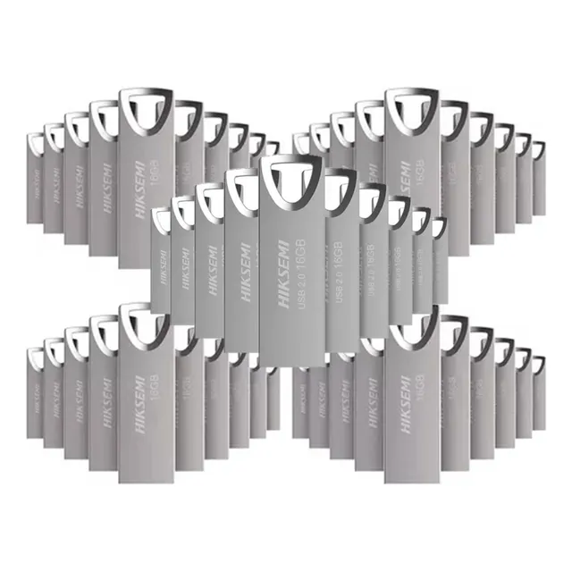 Kit 50 Memoria Usb 16gb Hiksemi Hsusbm200/16g Metal