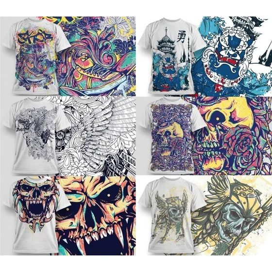 3000 Vectores Premium De Polera Sublimar Serigrafía Plotter