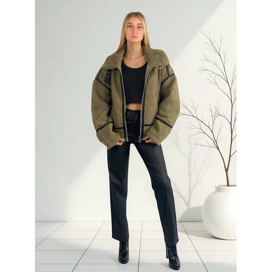 Campera Gamulan Zara De Mujer Rubi Fashion