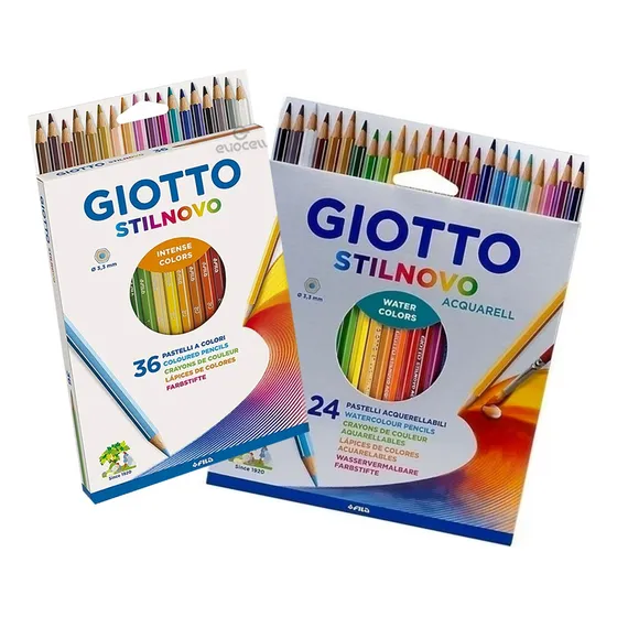 Lapices De Colores Giotto X 36 + Lapices Acuarelables X 24