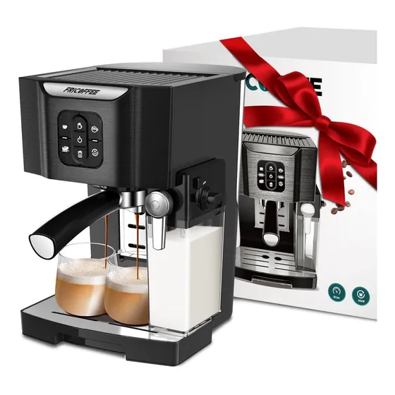 Fricoffee Maquina Espresso Espumador Leche Bomba Expreso Uno