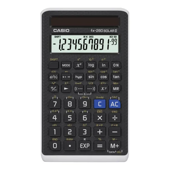 Calculadora Cientifica Casio Fx-260 Solarii-s-ih