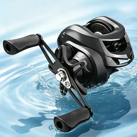 Carretilha De Pesca,18+1 Rolamentos 7.2:1 Pescaria Black