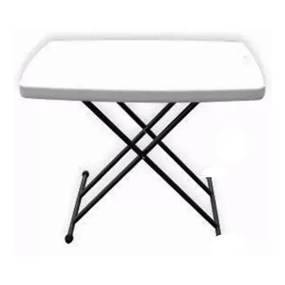 Mesa De Servicio Plegable Personal 75 Cm Ajustable !!