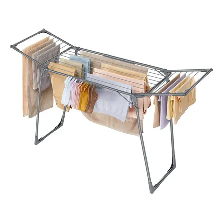 Varal De Roupas Songmics 56,5 X 173 X 96,5 Cm Cinza