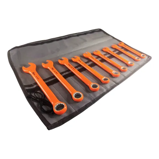 Jogo Chave Combinada Isolado 1000v Kit C/9 Peças Eletricista