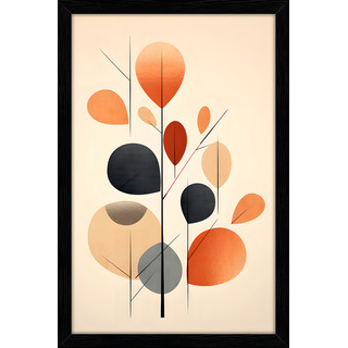 Quadro Decorativo Abstrato 60x40 Moderno Moldura Virtual 3d Cor Img05 Armação Preto Quadro Decorativo Abstrato 60x40 Moderno Moldura Virtual 3d Cor Img05 Armação Preto