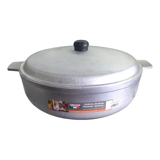 Caldero Con Tapa 36 Cm Marca Flonal