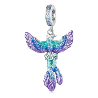 Charm O Dije De Ave Fénix. Plata 925, Joyería Exclusiva. Charm O Dije De Ave Fénix. Plata 925, Joyería Exclusiva.