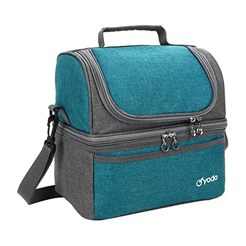 Yo Bolsa De Comida Grande De Lujo Doble Capa De La Kzprl