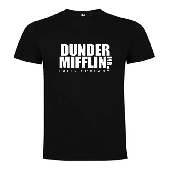 Polera The Office Dunder Mifflin Algodon Colores Pow Club