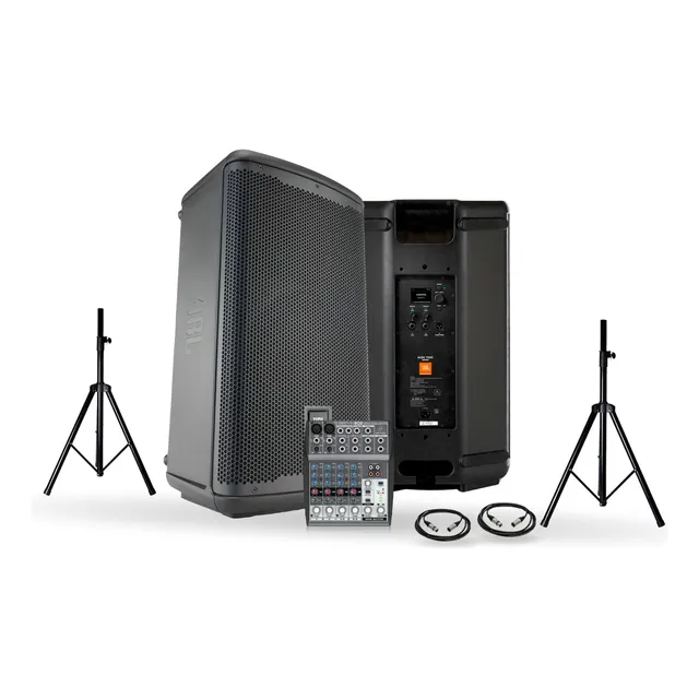 Jbl Eon 715  Combo Jbl & Behringer Mezcladora + Accesorios