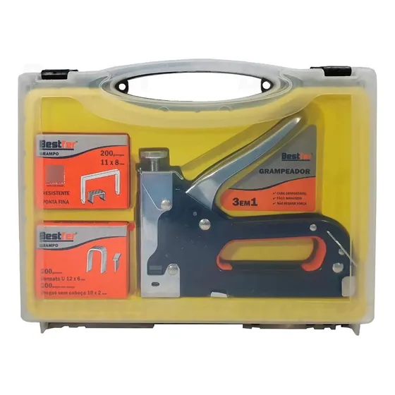 Grampeador Pinador 3 Em 1 Durável Resistente Profissional