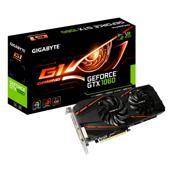 Tarjeta De Video Geforce® Gtx 1060 G1 Gaming 6g (rev. 2.0)