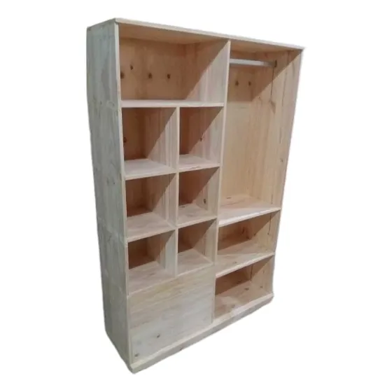 Ropero Vestidor Comoda Guarda Ropa De Pino