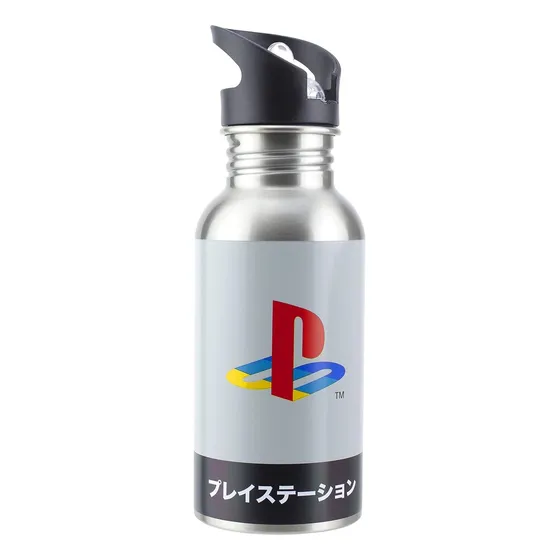 Termo De Agua Botella Acero Inoxidable Playstation 500ml