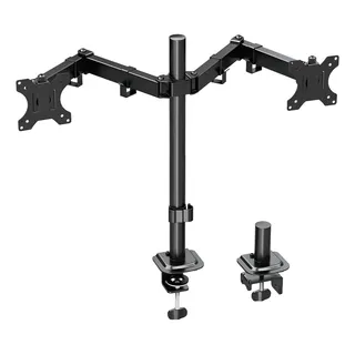 Soporte De Monitor Mountup De Doble Brazo Para 13-32 Negro