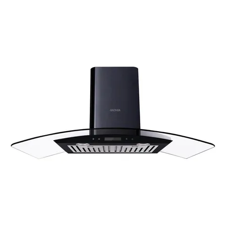 Campana Decorativa Gröner Black Touch 90cm Color Negro