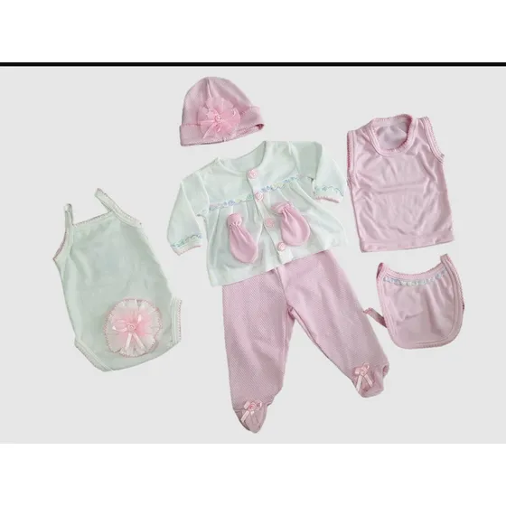 Conjunto Pimer Dia Bebe Niña Modelo Español