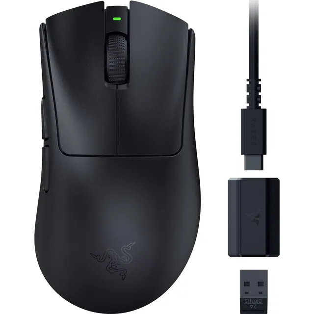 Deathadder V3 Hyperspeed - Mouse Inalámbrico Para Ju. Color Negro