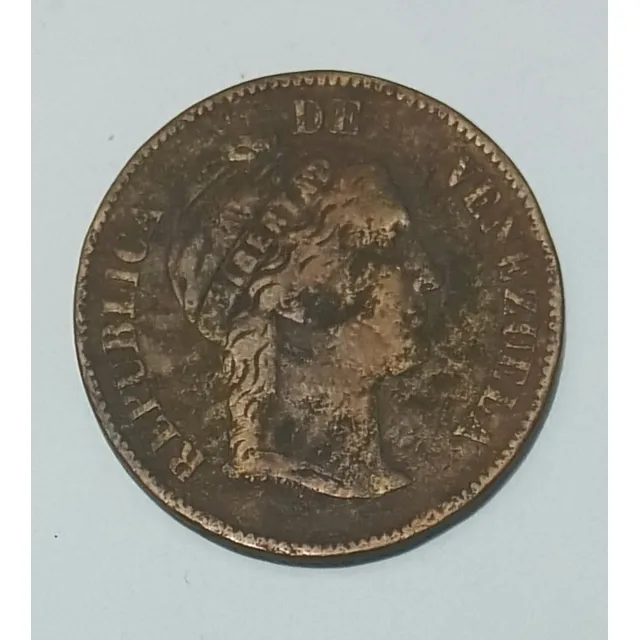 Vendo Moneda De Un Centavo Monaguero. De 1862. Venezolano. 