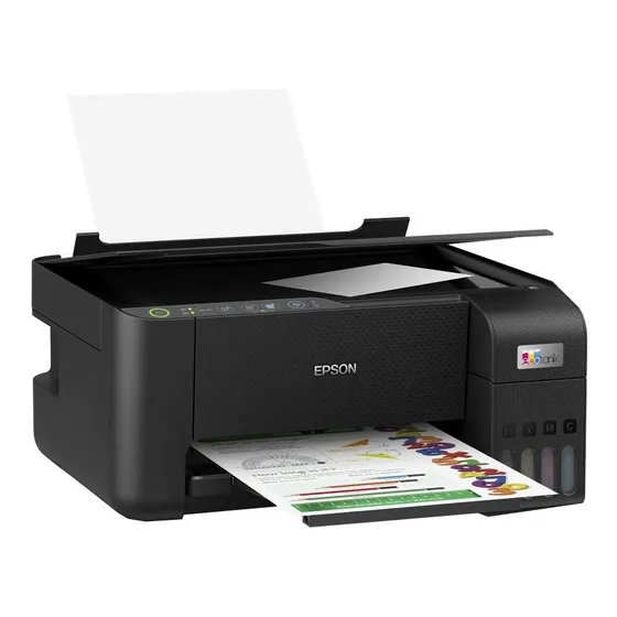 Impresora Epson EcoTank L3250 a color multifunción y wifi negra 220V