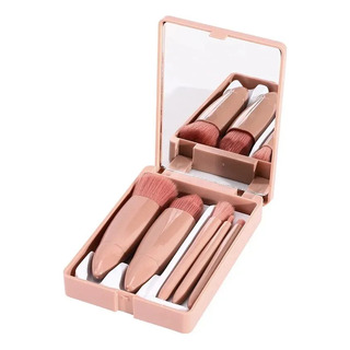 Set Compacto De Brochas De Maquillaje De Viaje De 5 Piezas C Set Compacto De Brochas De Maquillaje De Viaje De 5 Piezas C