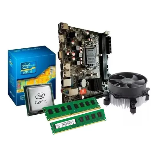 Kit Intel I5 3470 + Placa B75 1155 + 16gb Ddr3 + Cooler