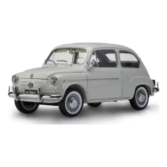 Fiat 600 Armable A Escala 1:8 Completo - Editora Salvat Blanco