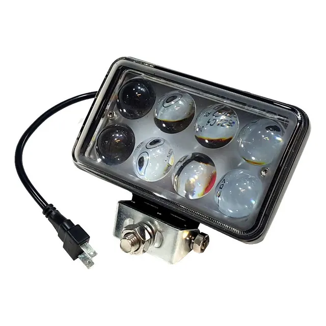 Faro Auxiliar  Led Multi Voltaje 15x9 Rectangular 8 Led