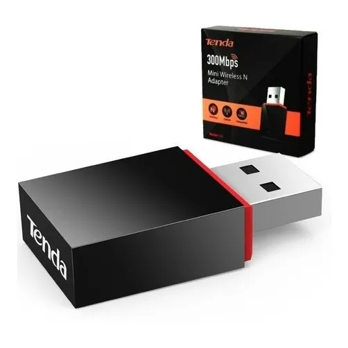 Mini Adaptador Usb Wifi 300 Mbps Portátil Pc Tenda U3