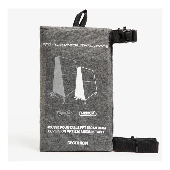 Capa Mesa De Tênis De Mesa Pongori Cor Cinza