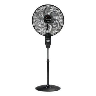 Ventilador De Coluna Mallory Éolo Preto E Grafite - Cor das pás Prat